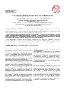 Reacciones de Reconocimiento de Carbohidratos: Informe de Laboratorio