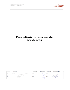 Procedimiento de Accidentes e Incidentes - ASEOS SWAN