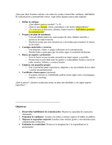 Guía de Oratoria para Niños (7-10 años)