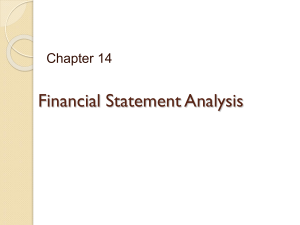 Financial Statement Analysis: Ratios & Techniques