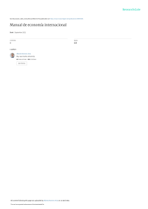 Manual de Economía Internacional: Una Guía Completa
