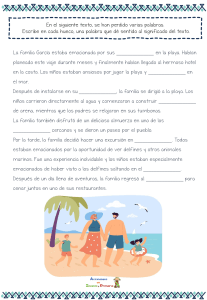 Ejercicios de comprensi&oacute;n lectora para primaria