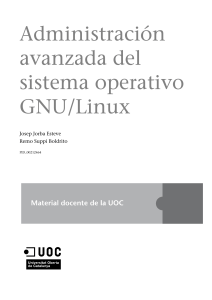 Administraci&oacute;n Avanzada GNU/Linux: Gu&iacute;a del Sistema Operativo