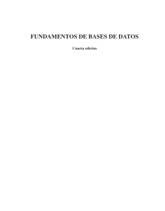 Fundamentos de Bases de Datos: Libro de texto