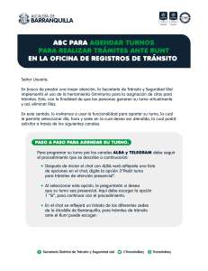 Agendar Turnos RUNT Barranquilla: Gu&iacute;a Paso a Paso