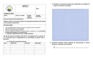 Prueba de Matemáticas de Crecimiento Exponencial para 1er Grado