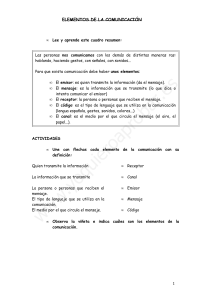 Elementos de la Comunicación: Ejercicios para Estudiantes