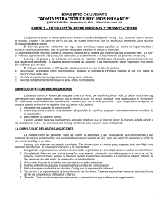 Administración de Recursos Humanos: Personas y Organizaciones