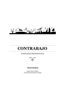 Programa Contrabajo Enseñanzas Profesionales Música 2022-2023