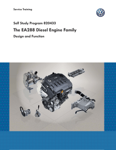 EA288 Diesel Engine Design & Function - Self-Study Program