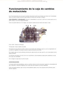 Funcionamiento Caja Cambios Moto: Guía Completa