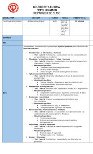 Preparador de Clase: Tecnología e Informática 6to Grado