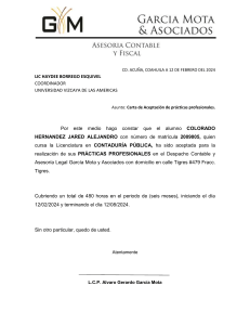 Carta Aceptación Prácticas Contaduría Pública