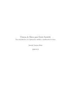Ciencia de Datos para Gente Sociable: Introducci&oacute;n