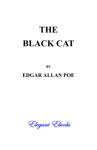 The Black Cat by Edgar Allan Poe - Short Story