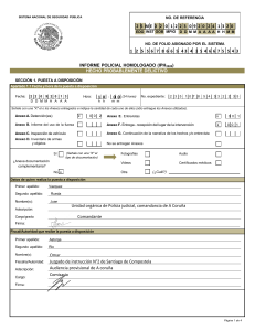 Informe Policial: Detalles de Investigaci&oacute;n Criminal