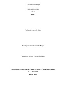 Adicci&oacute;n a las drogas: Investigaci&oacute;n y prevenci&oacute;n