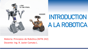 Presentación Introducción a la Robótica