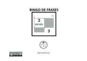 Bingo de Frases para Niños: Juego Educativo