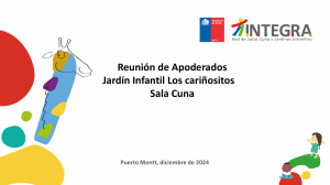 Reunión Apoderados: Control Esfínteres, Inclusión y Transición