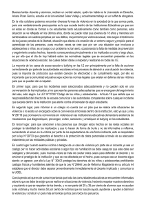 Violencia Escolar y Normativa Legal en Perú
