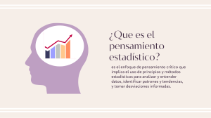 Pensamiento Estadístico: Definición, Características y Beneficios