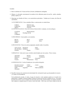 Tarea de Bot&aacute;nica: Flores Silvestres, Herbario y Polinizaci&oacute;n