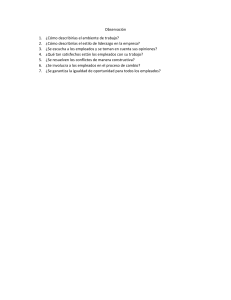 Encuesta de Ambiente Laboral y Liderazgo