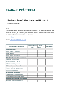 Análisis de Informes ISO 14064-1: Trabajo Práctico