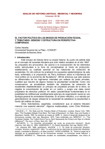 Modos de Producción Feudal y Tributario: Análisis Comparado