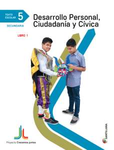 Desarrollo Personal, Ciudadan&iacute;a y C&iacute;vica 5 - Secundaria