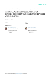 Dificultades en la Funci&oacute;n Lineal: Estudio en Secundaria Costarricense