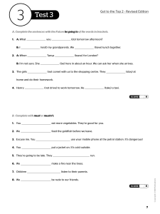 Get to the top Test Module 3