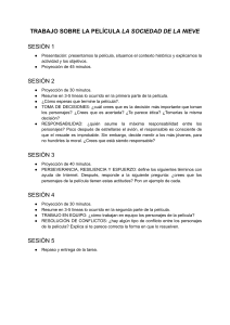 La Sociedad de la Nieve: Gu&iacute;a de Actividades