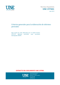 UNE 197001: Criterios para Informes Periciales