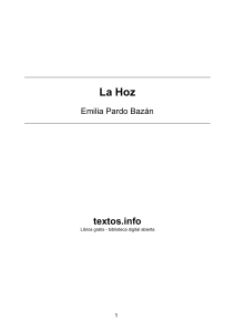 La Hoz de Emilia Pardo Bazán: Un Cuento Corto
