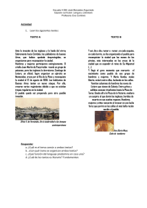 Invasiones Inglesas: Análisis de Textos - Lengua y Literatura