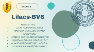 LILACS-BVS: Base de Datos de Salud en AL&C - Presentación