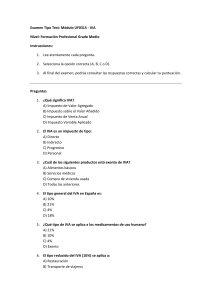 Examen IVA: Test de Formaci&oacute;n Profesional Grado Medio