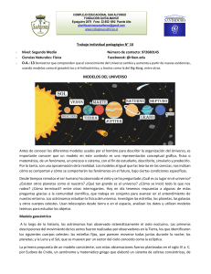 Modelos del Universo: Guía de Física Segundo Medio