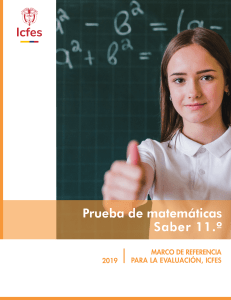 Marco de Referencia Prueba Matemáticas Saber 11.º