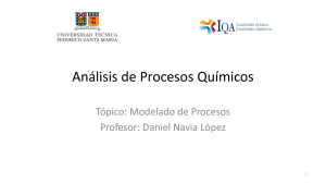 Modelado de Procesos Químicos: Análisis y Grados de Libertad