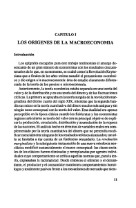 Orígenes de la Macroeconomía: Teoría y Evolución