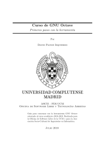 Curso de GNU Octave: Primeros Pasos con la Herramienta