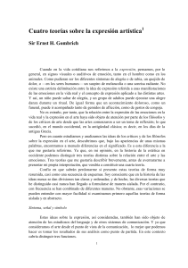 Cuatro teor&iacute;as sobre la expresi&oacute;n art&iacute;stica
