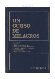 Un Curso de Milagros: Manual de Texto