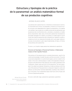 Prácticas Paranormales: Estructura y Análisis Cognitivo
