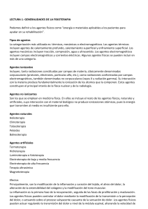 Fisioterapia: Agentes Físicos y Rehabilitación