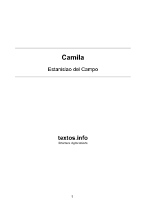 Camila, Novela de Estanislao del Campo | textos.info