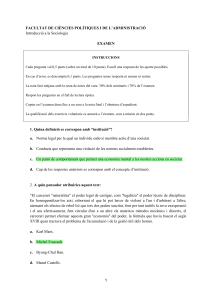 Examen Sociolog&iacute;a: Conceptos Clave y Autores